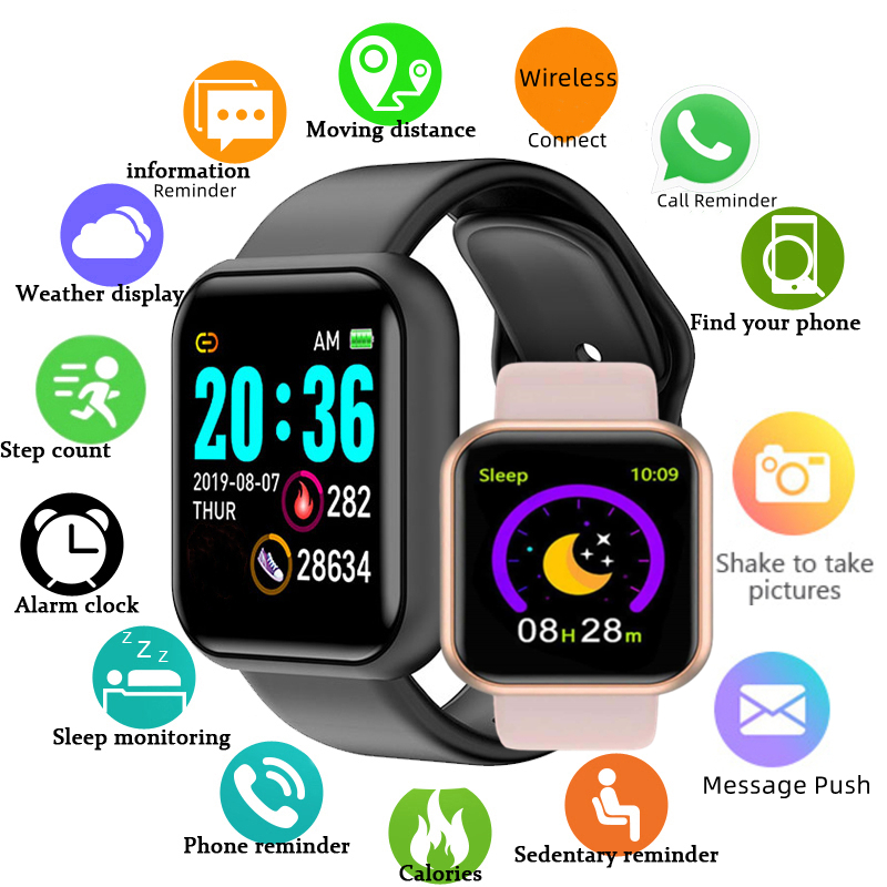 Watch Smart Y68 - Multi-color Smart Watch For Children Boy