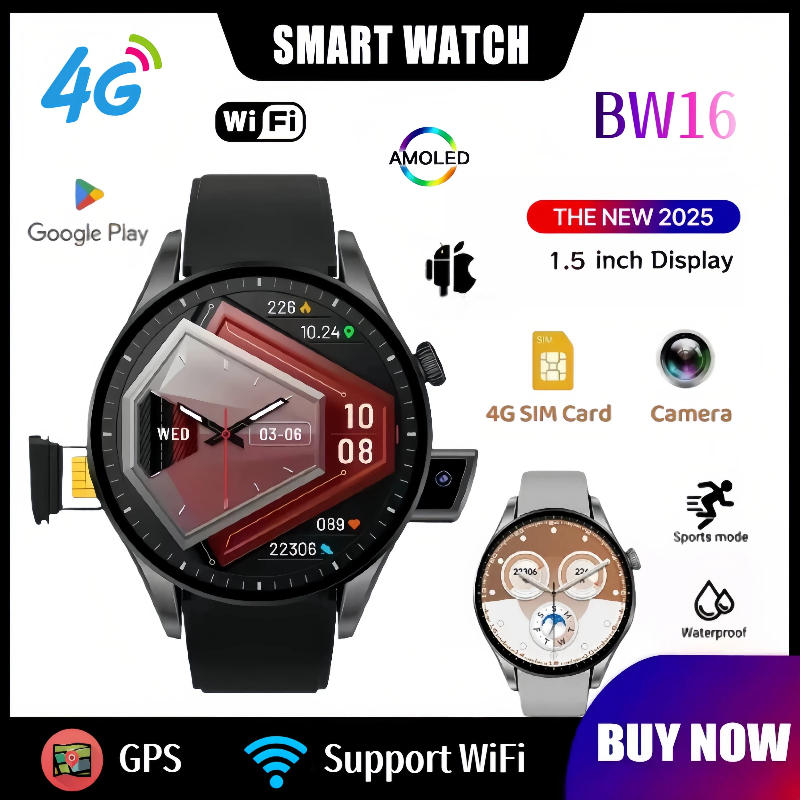 Smartwatch Watches For Kids With Gps - New 4G Smartwatch BW16: WiFi |GPS|Android