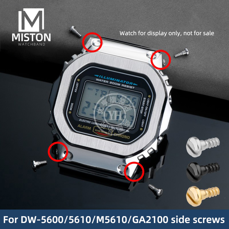 Casio Watch G-Shock Ga-2100 - Bezel screws for G-Shock DW5600 DW5610