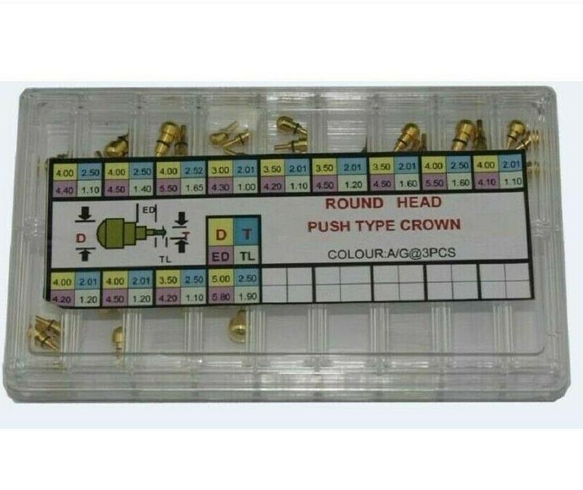 Watch Crown Pusher - 619PCR Assortment of Round Head Push