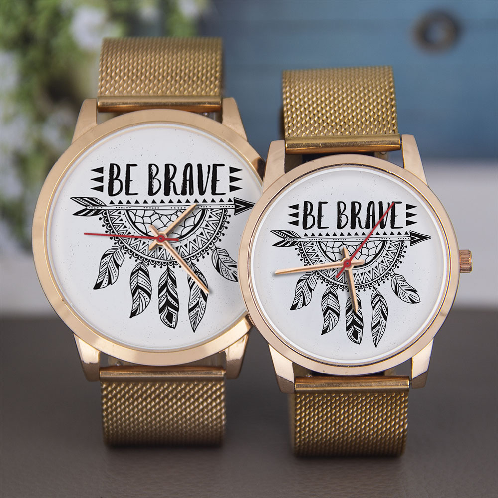 Leather Watch Strap - Arrow Cool Gift 45/38mm Rosegold Watch