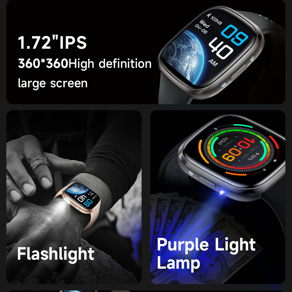 696 Smart Watch BT Call LED Fl - Smartwatch Purple Watches For Women ulasan dan harga