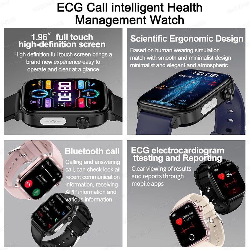 2025 New For XIAOM1 ECG+PPG Bl - Smartwatch Health Watches For Women ulasan dan harga