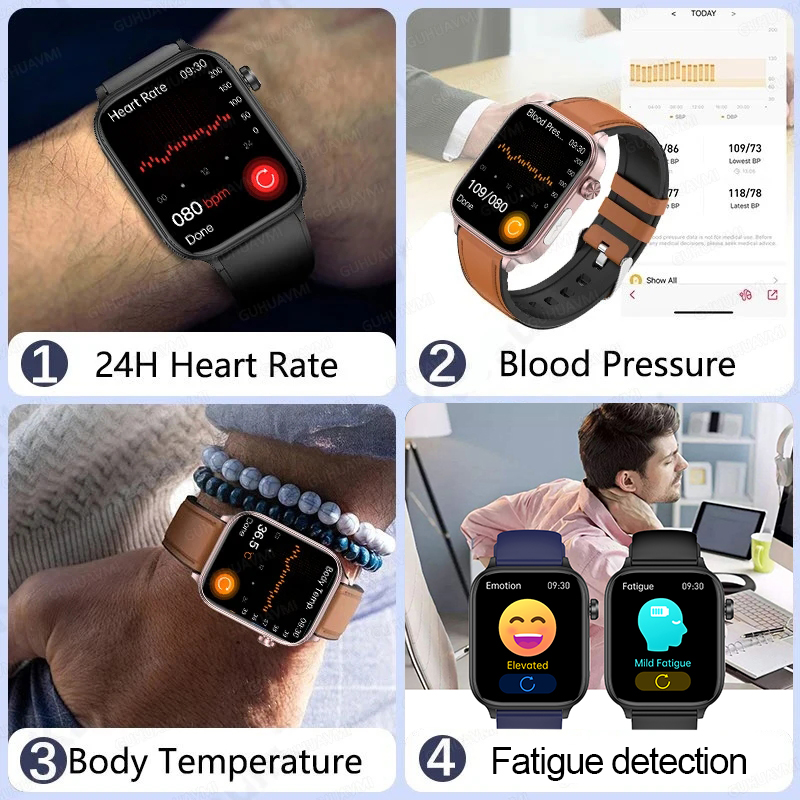 2025 New For XIAOM1 ECG+PPG Bl - Smartwatch Health Watches For Women ulasan dan harga