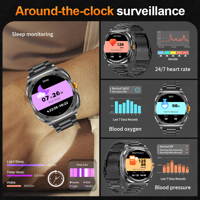 LIGE 2025 Watch Wireless Earph - Smartwatch Health Watches For Women ulasan dan harga
