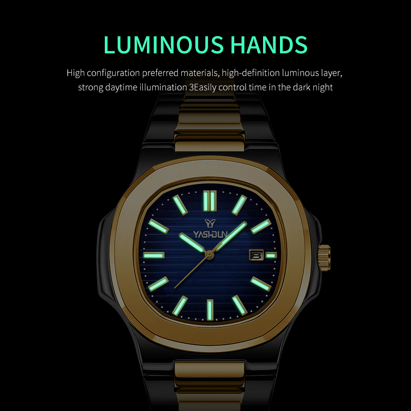 Fashion Square Quartz Man Cloc - Smartwatch Square Watches For Men ulasan dan harga
