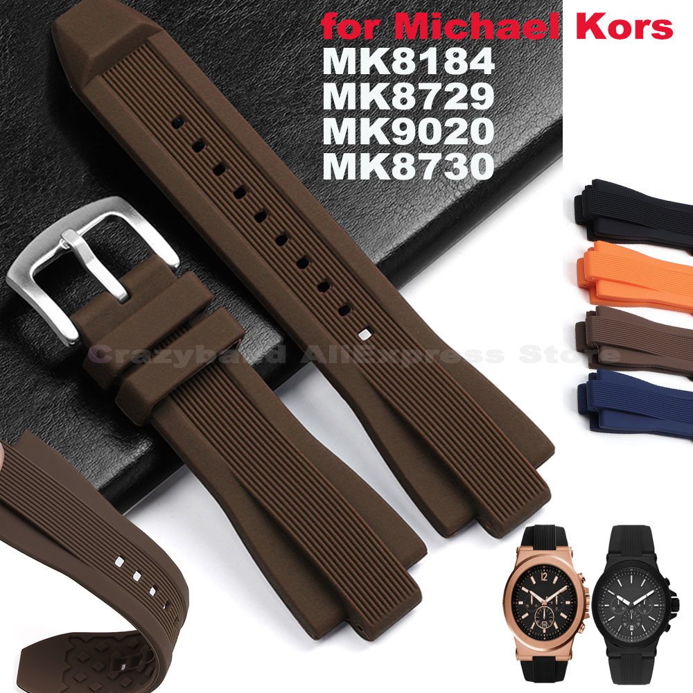 Silicone for Michael Kors MK81 - Smartwatch Watches Michael Kors ulasan dan harga