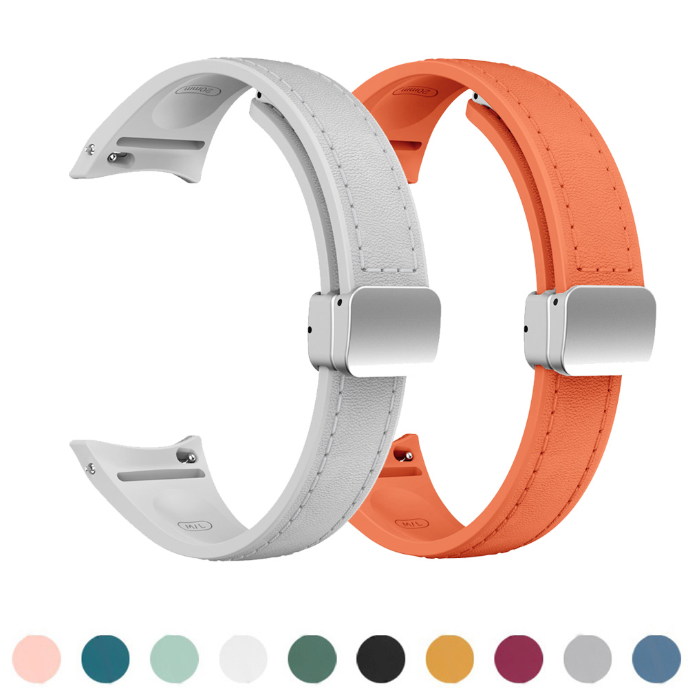Genuine Leather+silicone Strap - Smartwatch Slim Watches For Men ulasan dan harga