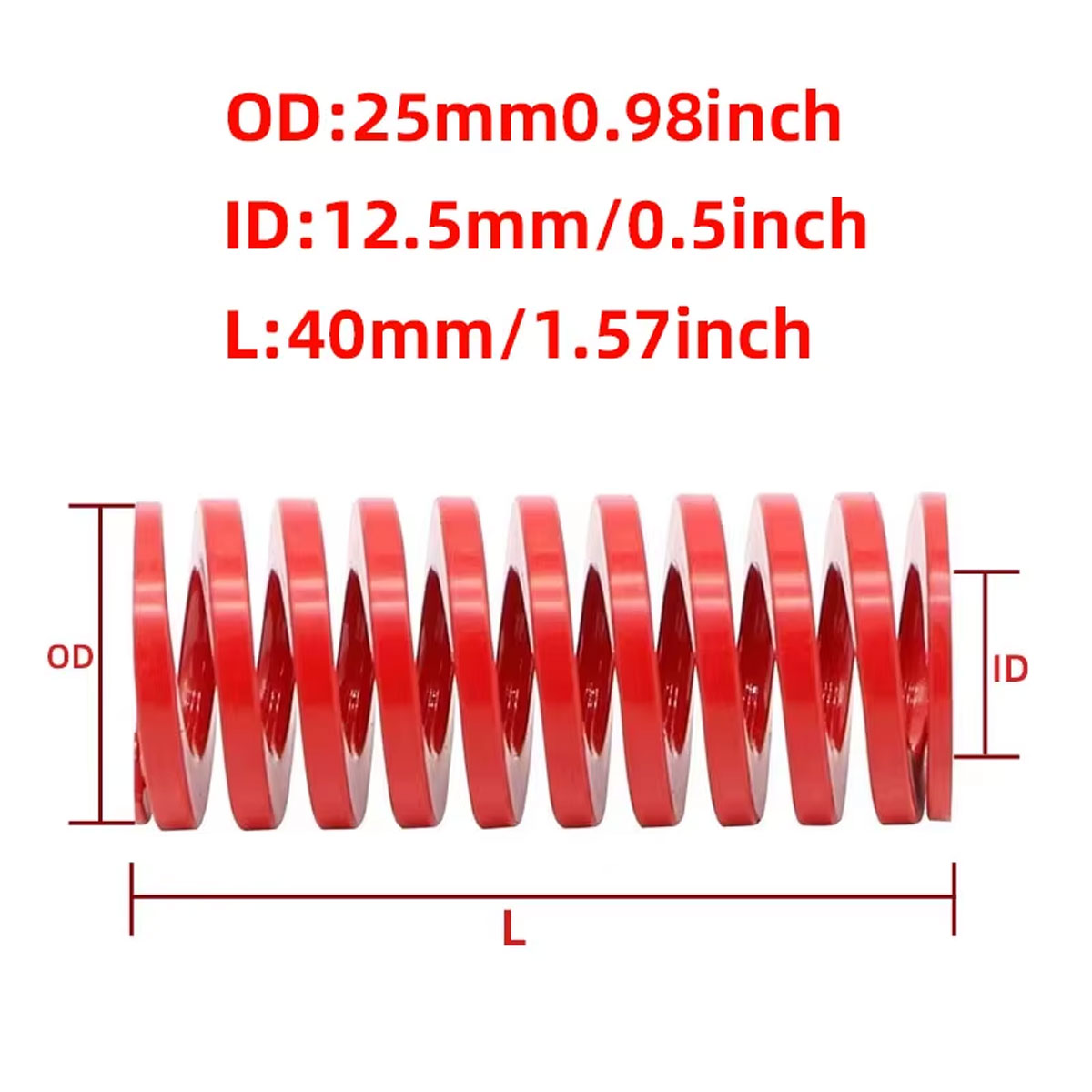 2PCS 25mm Red Die Spring For C - Spring Bar Tool ulasan dan harga