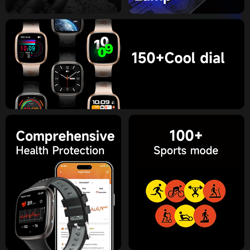 Smart Watch Men BT Call LED Fl - Smartwatch Purple Watches For Women ulasan dan harga