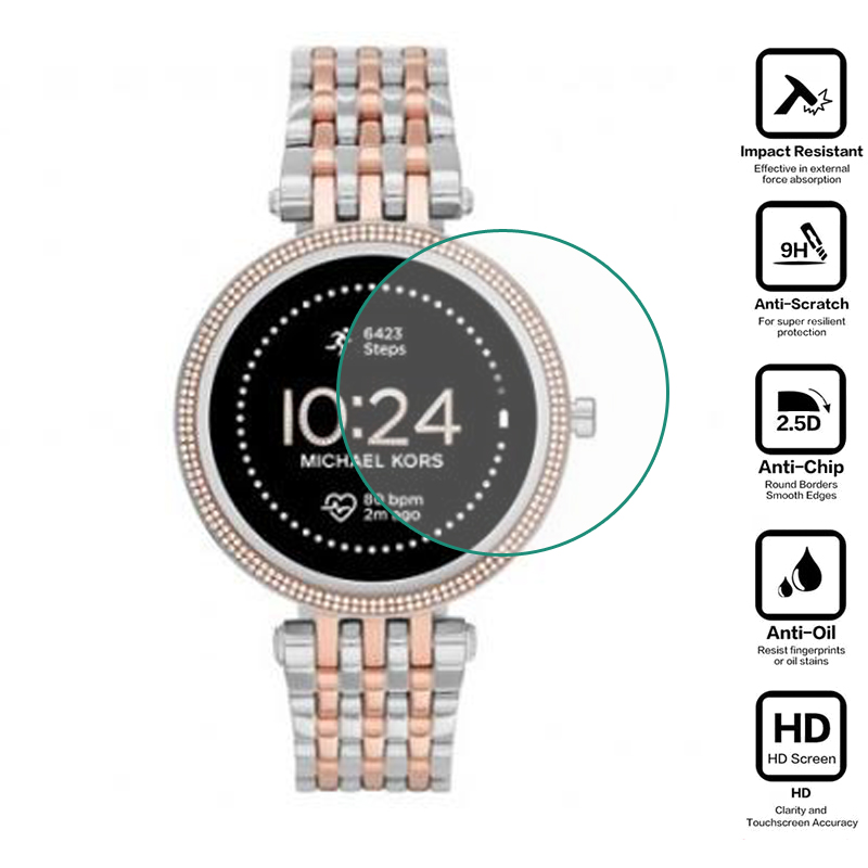 Tempered Glass Protective Film - Smartwatch Watches Michael Kors ulasan dan harga