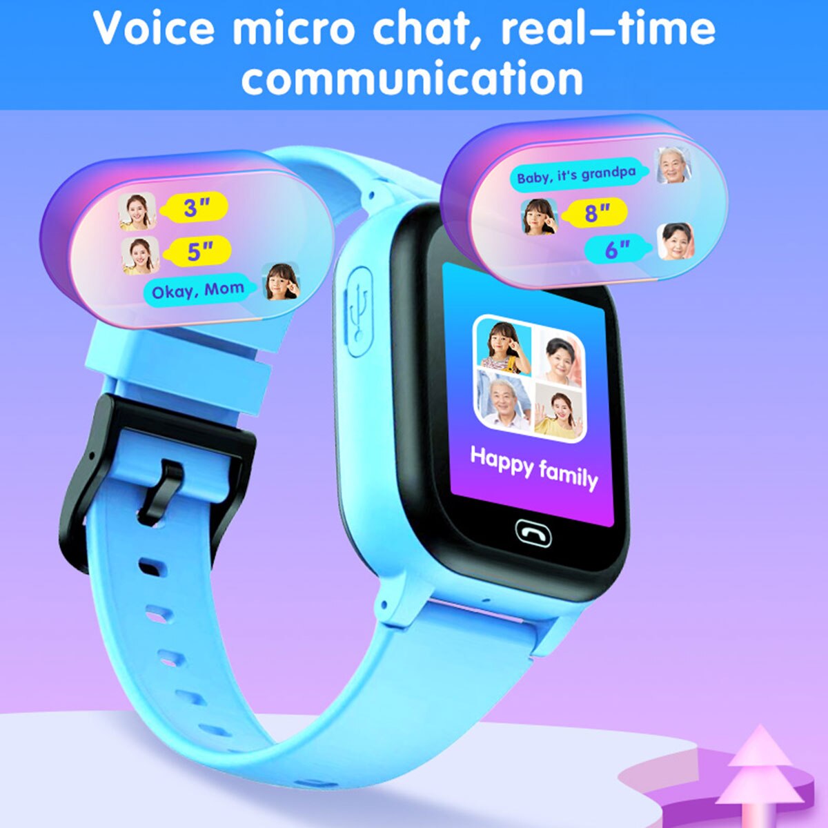 Kids Smart Watch SOS Call Outd - Smartwatch Watches For Girls Kids ulasan dan harga