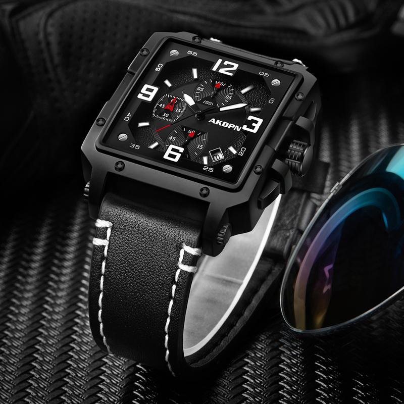 Man Watch Original Design Watc - Smartwatch Square Watches For Men ulasan dan harga