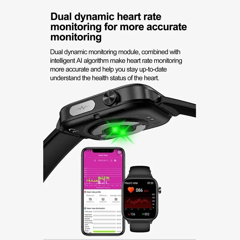 2025 New ECG+PPG Monitoring Sm - Smartwatch Health Watches For Women ulasan dan harga