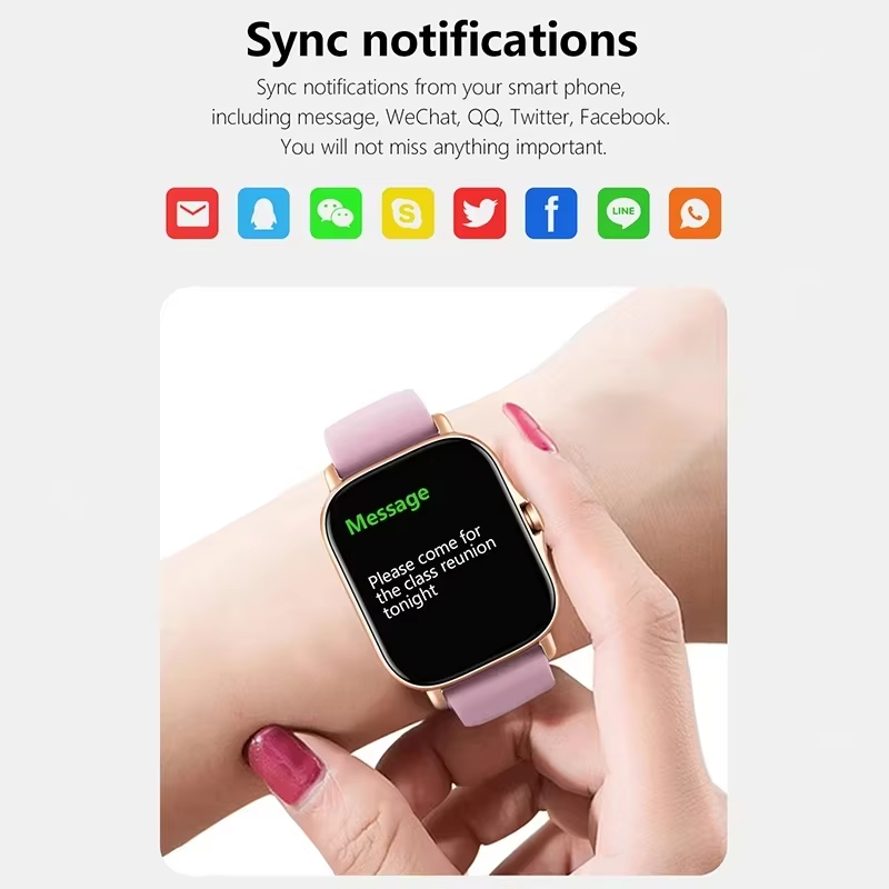 Lenovo Sport Smart Watch Water - Smartwatch Health Watches For Women ulasan dan harga