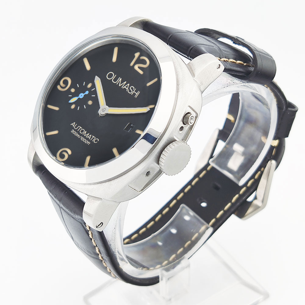 44mm Men's Watch Seagull ST255 - Leather Watch Strap ulasan dan harga