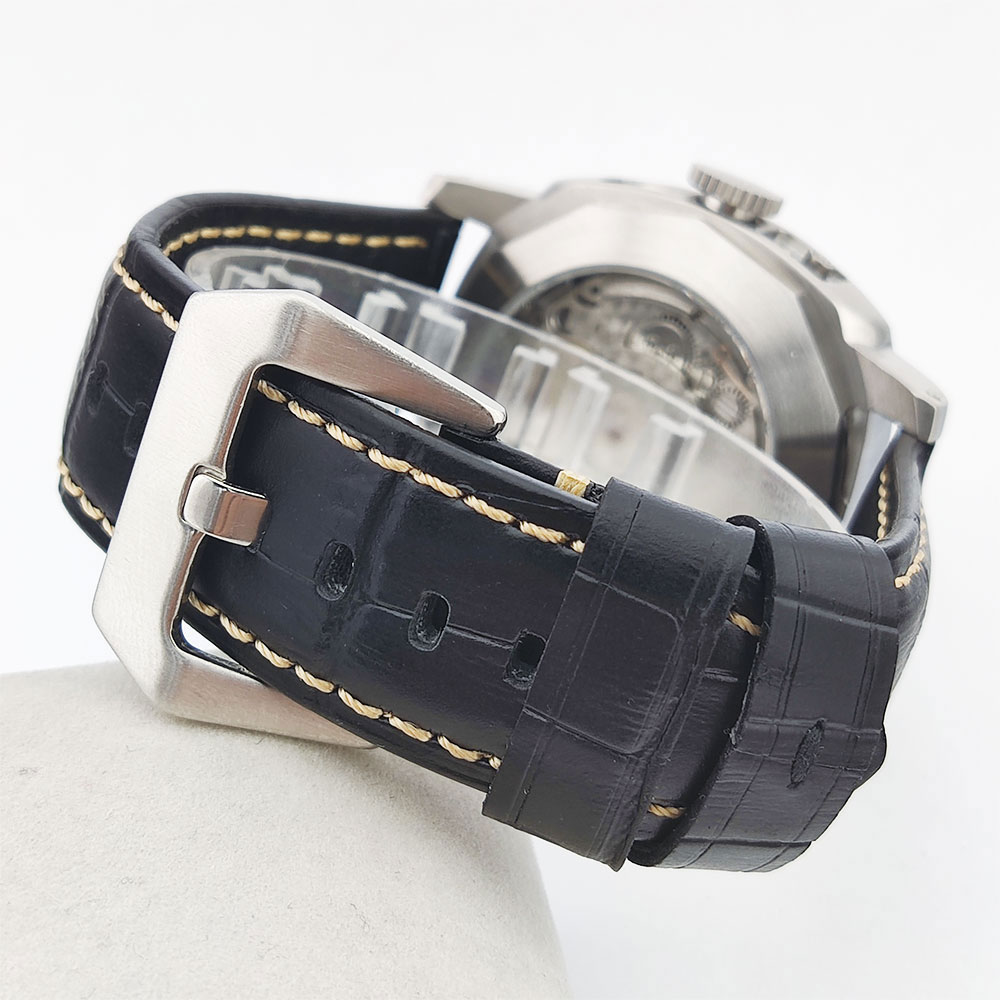 44mm Men's Watch Seagull ST255 - Leather Watch Strap ulasan dan harga