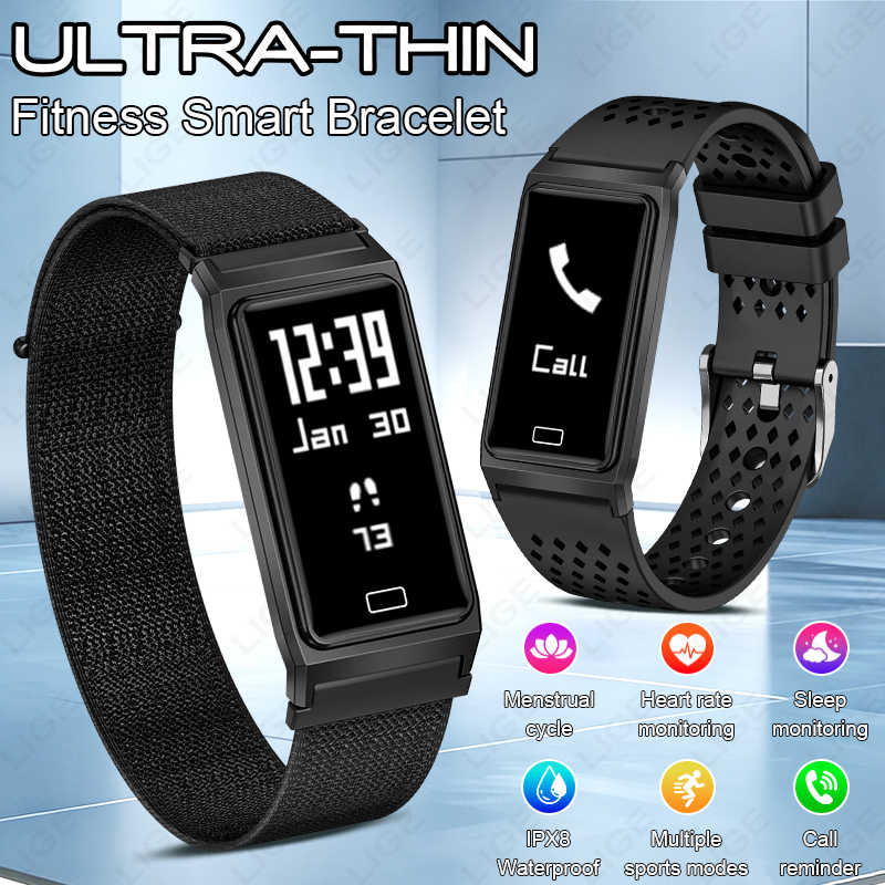 New Ultra-Slim 4.9mm Smart Wat - Smartwatch Slim Watches For Men ulasan dan harga