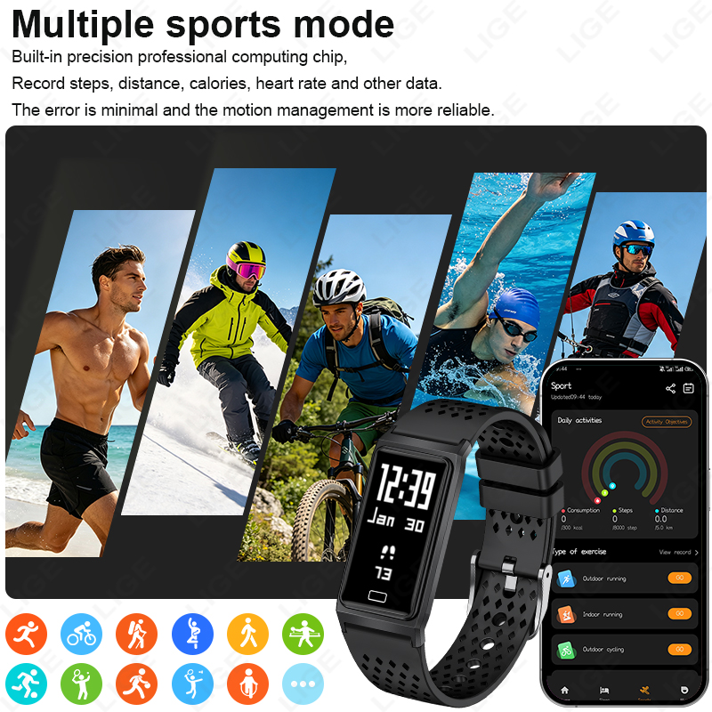New Ultra-Slim 4.9mm Smart Wat - Smartwatch Slim Watches For Men ulasan dan harga