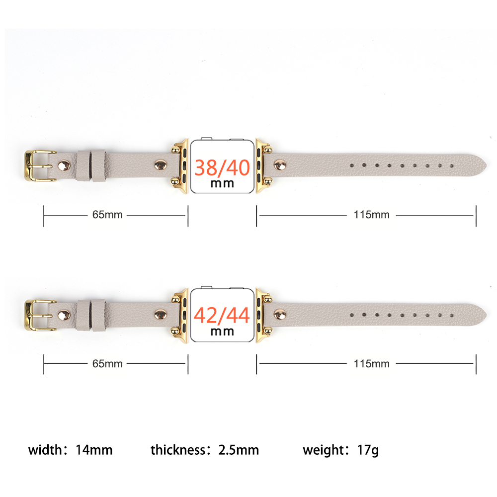 Slim Thin Band Leather Rivet S - Smartwatch Slim Watches For Men ulasan dan harga
