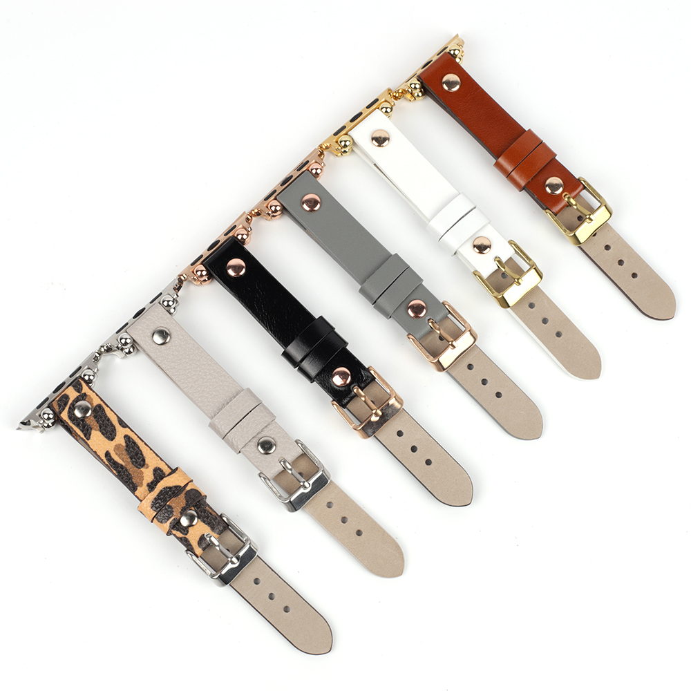 Slim Thin Band Leather Rivet S - Smartwatch Slim Watches For Men ulasan dan harga