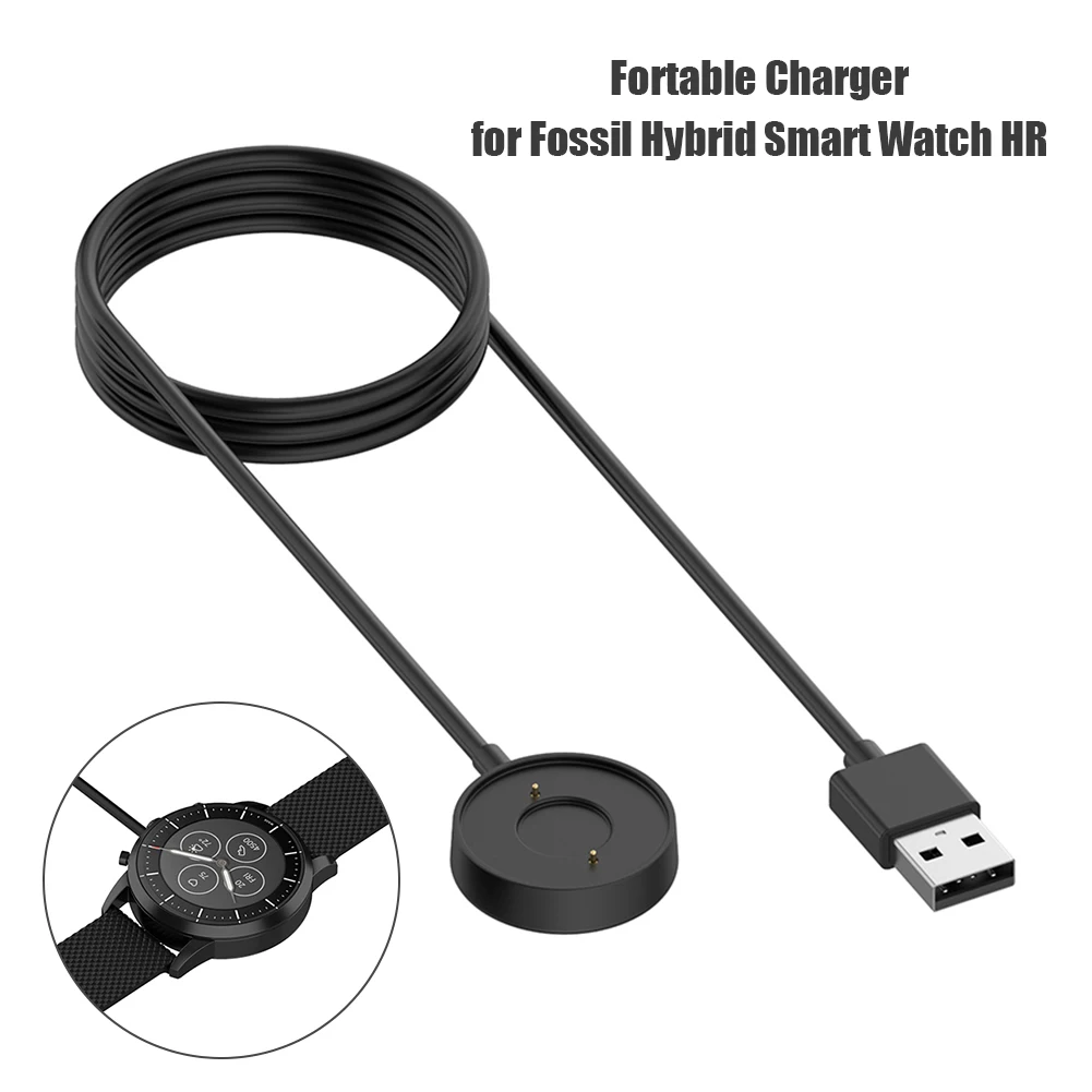 3 Feet Cable USB Charger Small - Fossil Watches Smartwatch Charger ulasan dan harga