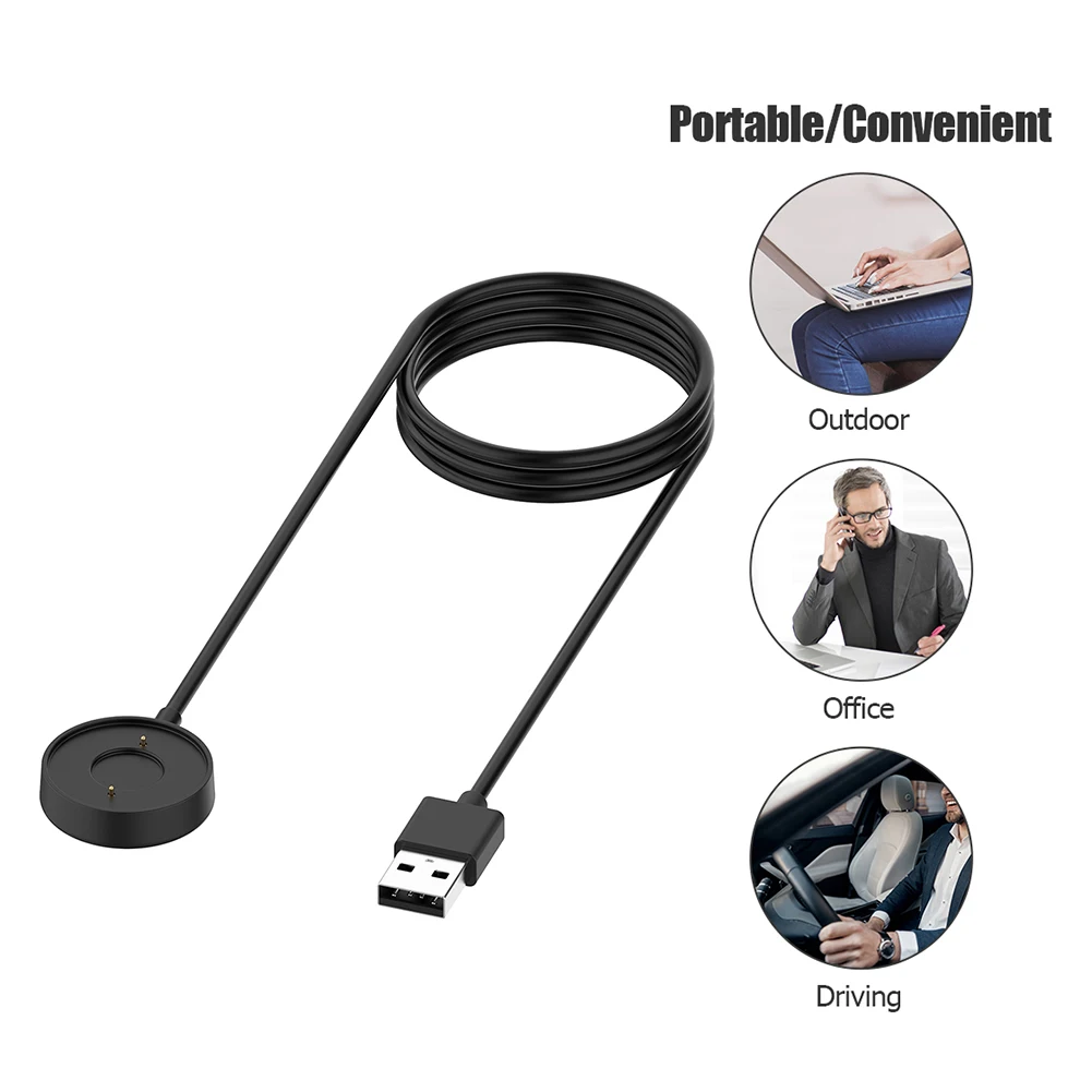 3 Feet Cable USB Charger Small - Fossil Watches Smartwatch Charger ulasan dan harga
