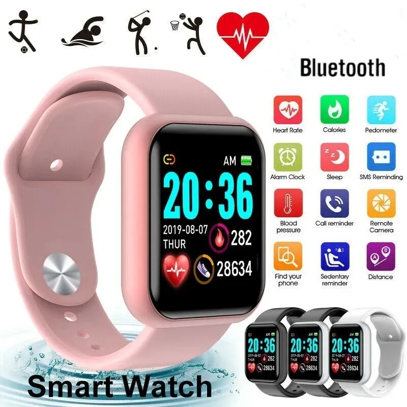 Sports Smartwatch Women Bracel - Watch Smart Y68 ulasan dan harga