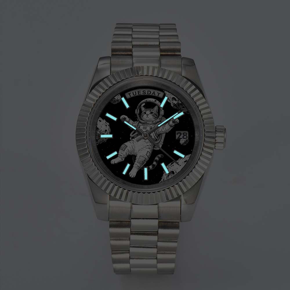 Creative men's watch 40mm/36mm - Leather Watch Strap ulasan dan harga