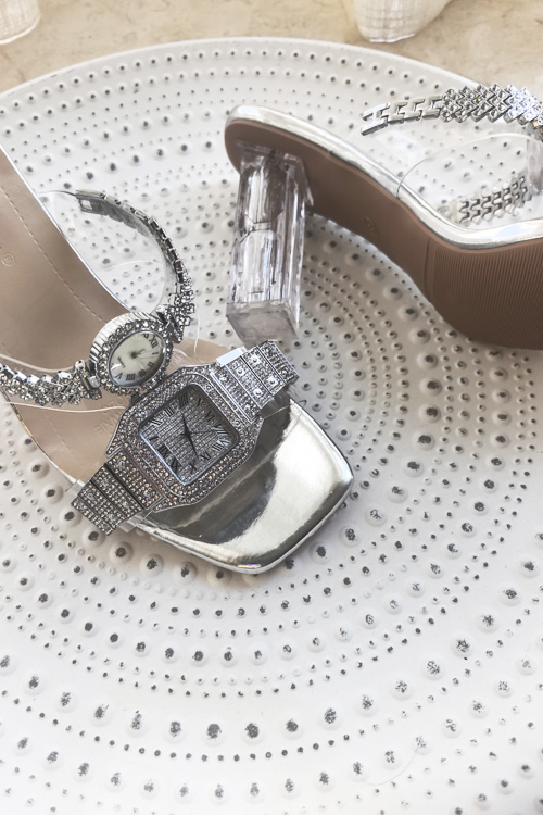 Original design Crystal watch  - Leather Watch Strap ulasan dan harga