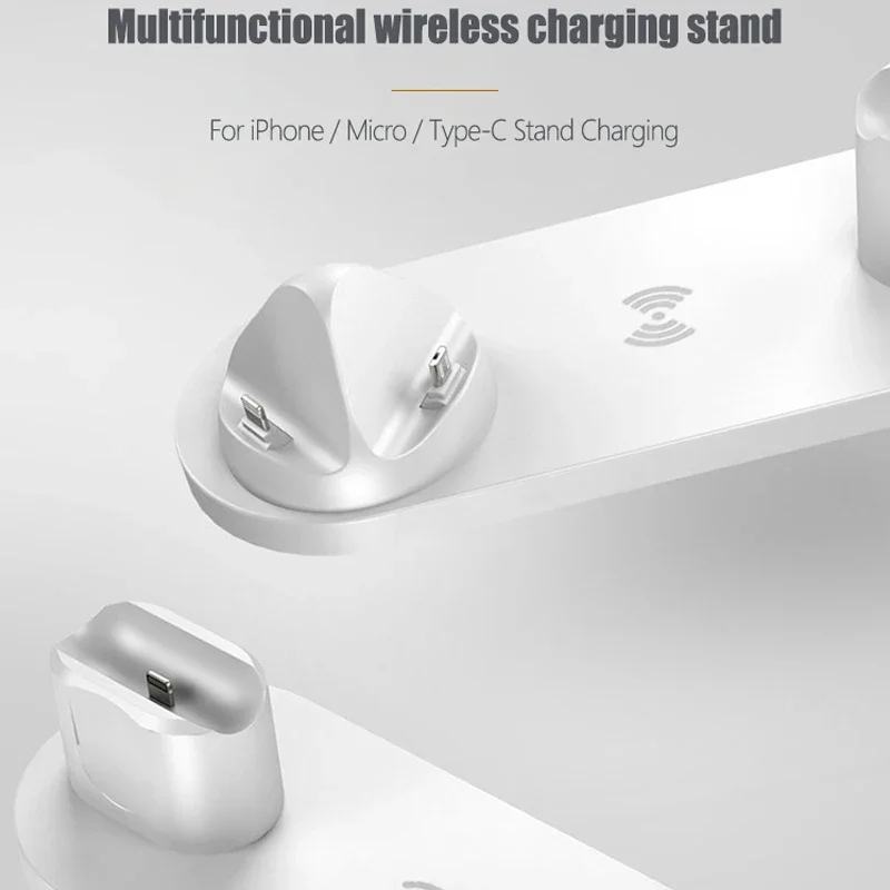 Fast Wireless Charger 6 in 1 C - Watch Xs8 ulasan dan harga