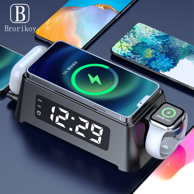 15W Qi Alarm Clock Wireless Ch - Watch Watch Xs ulasan dan harga