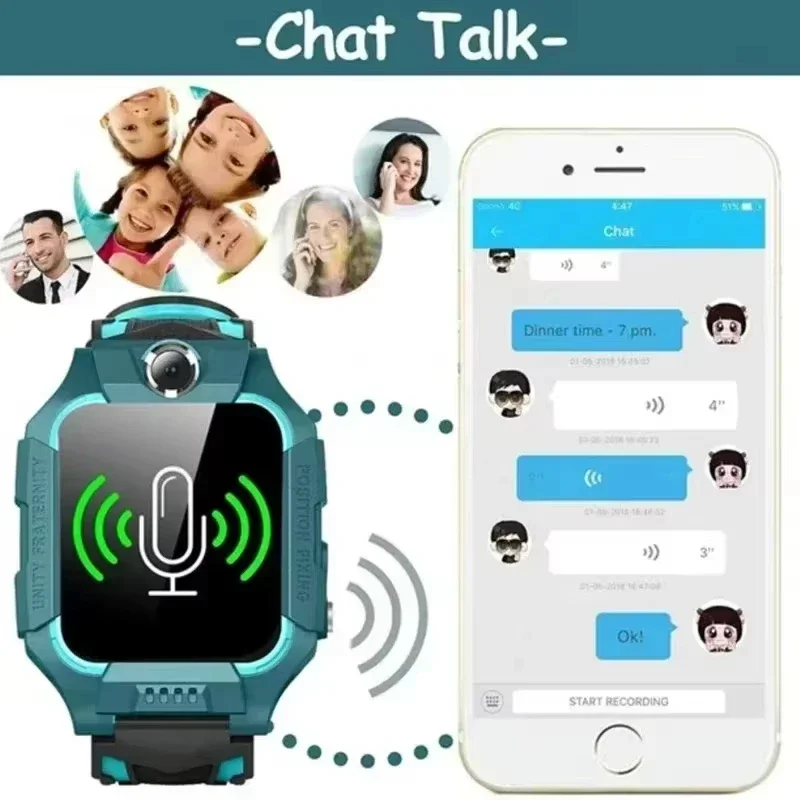 Lenovo 2026 New 5G Waterproof  - Smartwatch Watches For Kids With Gps ulasan dan harga