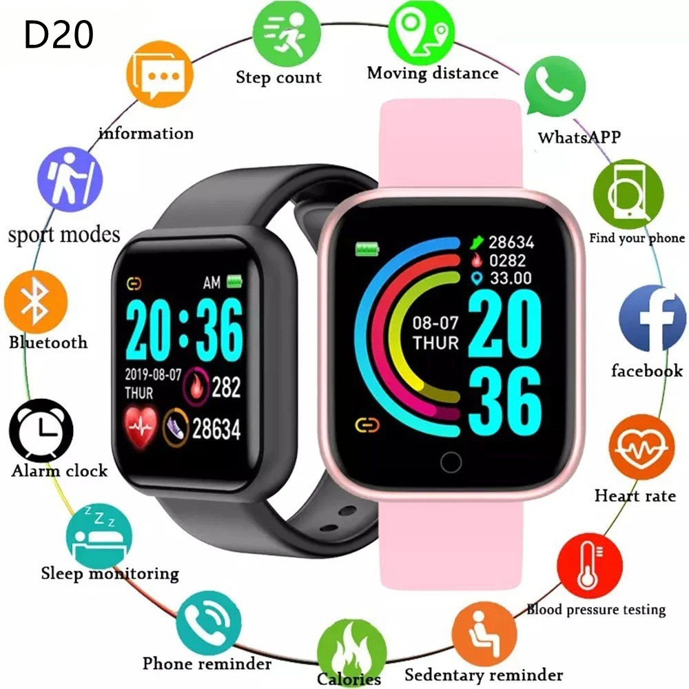 D20 y68 Smart Watches Electron - Watch Smart Y68 ulasan dan harga