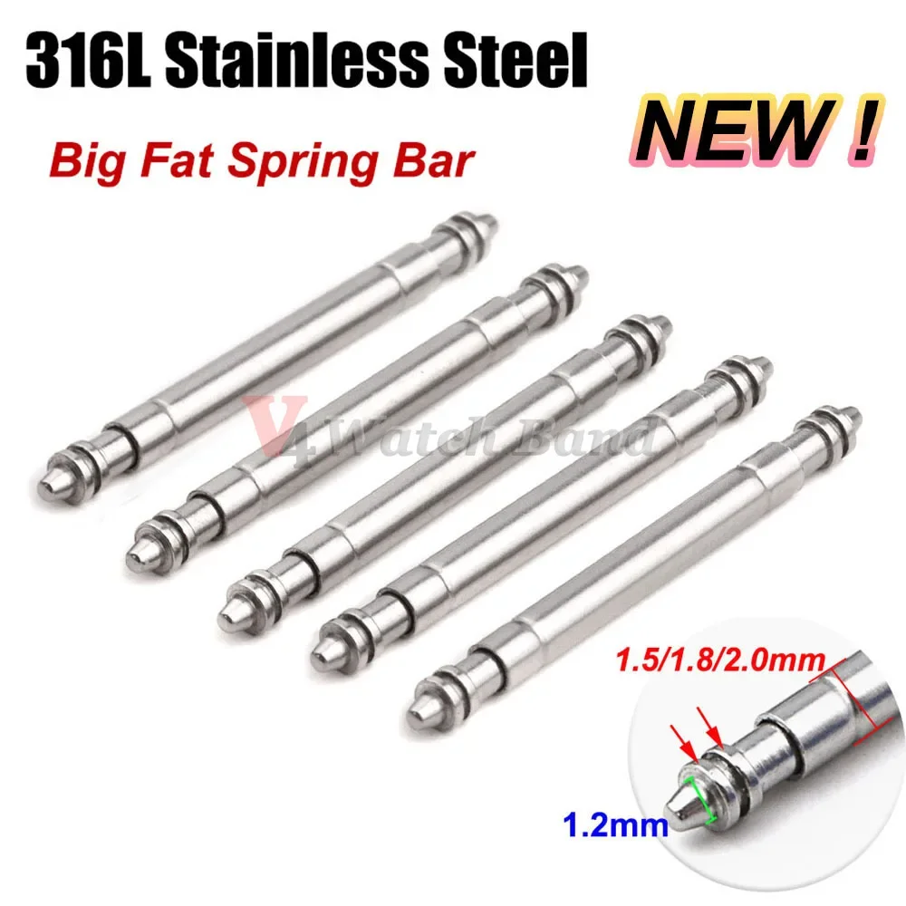 316L Stainless Steel Big Fat W - Spring Bar Tool ulasan dan harga