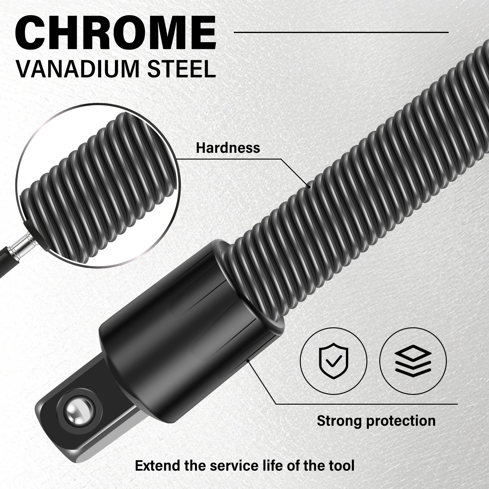 1/2 Flexible Socket Extension  - Spring Bar Tool ulasan dan harga