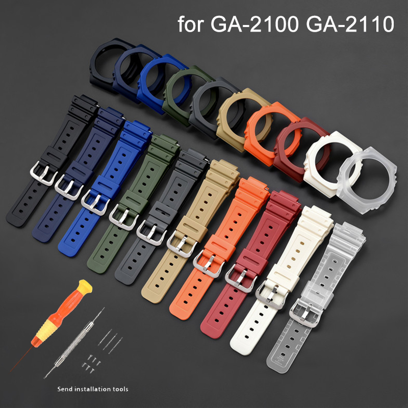 Rubber Watch Strap Case Bezel  - Casio Watch G-Shock Ga-2100 ulasan dan harga