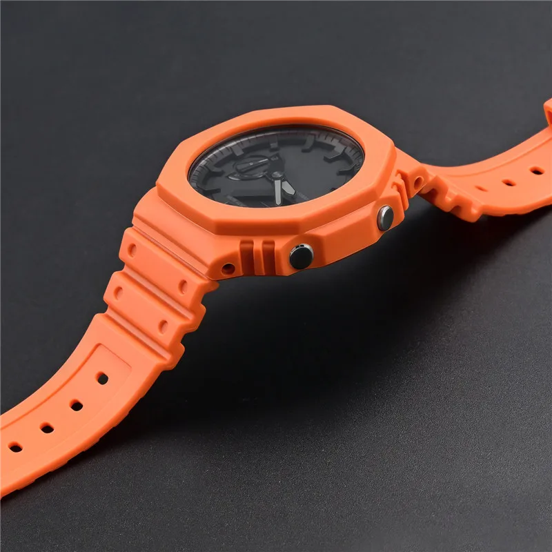 Rubber Watch Strap Case Bezel  - Casio Watch G-Shock Ga-2100 ulasan dan harga