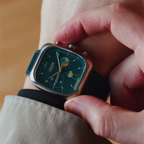CILOA Classic Retro Square Chr - Smartwatch Square Watches For Men ulasan dan harga