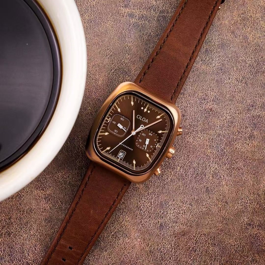 CILOA Classic Retro Square Chr - Smartwatch Square Watches For Men ulasan dan harga