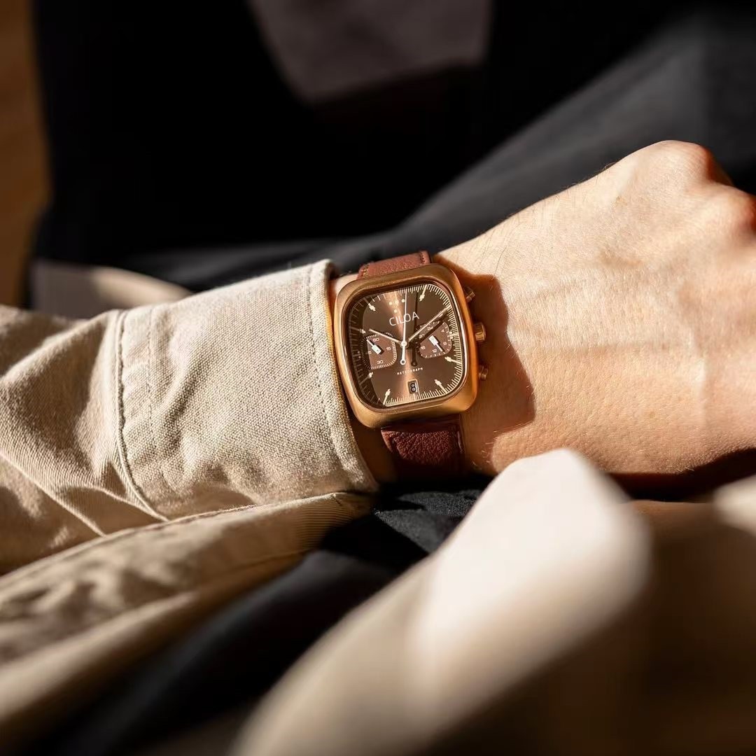CILOA Classic Retro Square Chr - Smartwatch Square Watches For Men ulasan dan harga
