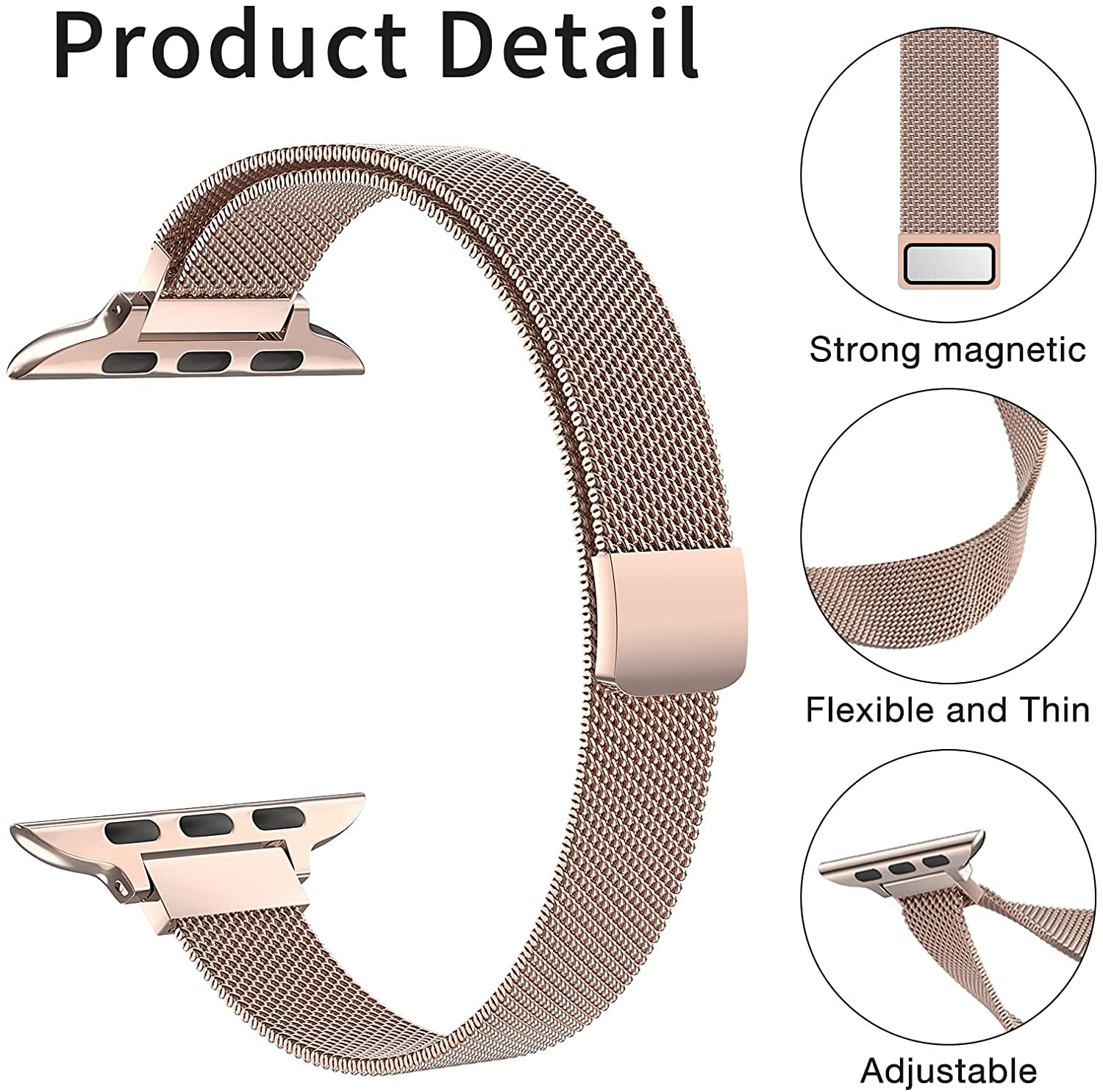 Slim Milanese Loop Strap For A - Smartwatch Slim Watches For Men ulasan dan harga