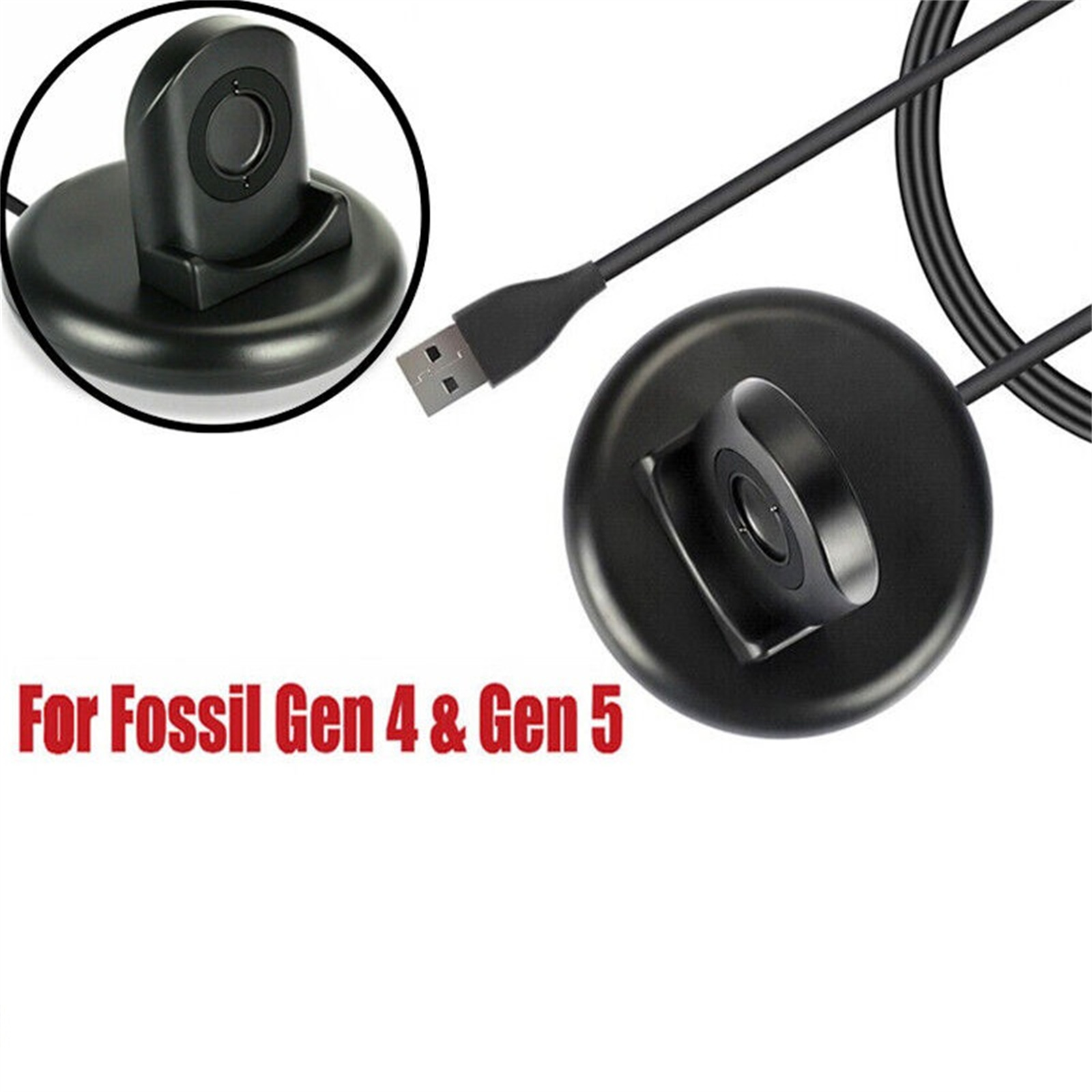 1m USB Watch Charger 5V 500mA  - Fossil Watches Smartwatch Charger ulasan dan harga