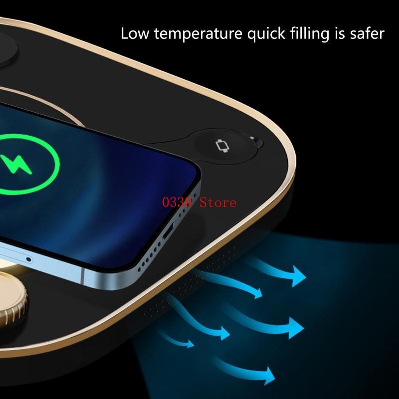 15W Fast Wireless 3 in 1 Qi Ch - Watch Xs8 ulasan dan harga