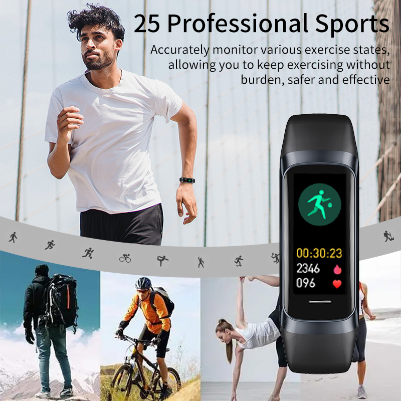 LIGE 1.1 Inch Amoled Heart Rat - Smartwatch Health Watches For Women ulasan dan harga