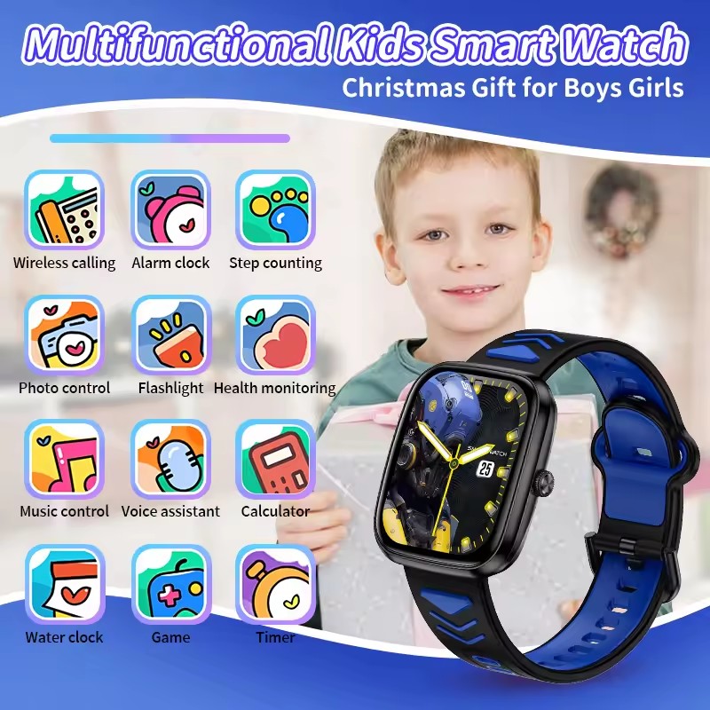 Children Boys Girls Present Sm - Smartwatch Watches For Girls Kids ulasan dan harga