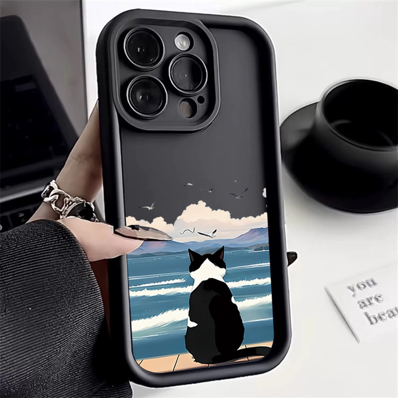 Cute Cat Watching the Sea Phon - Watch Xs8 ulasan dan harga