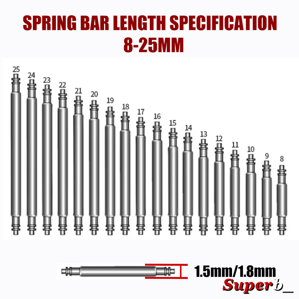 360pcs Dia 1.3mm/1.5mm/1.8mm S - Spring Bar Tool ulasan dan harga