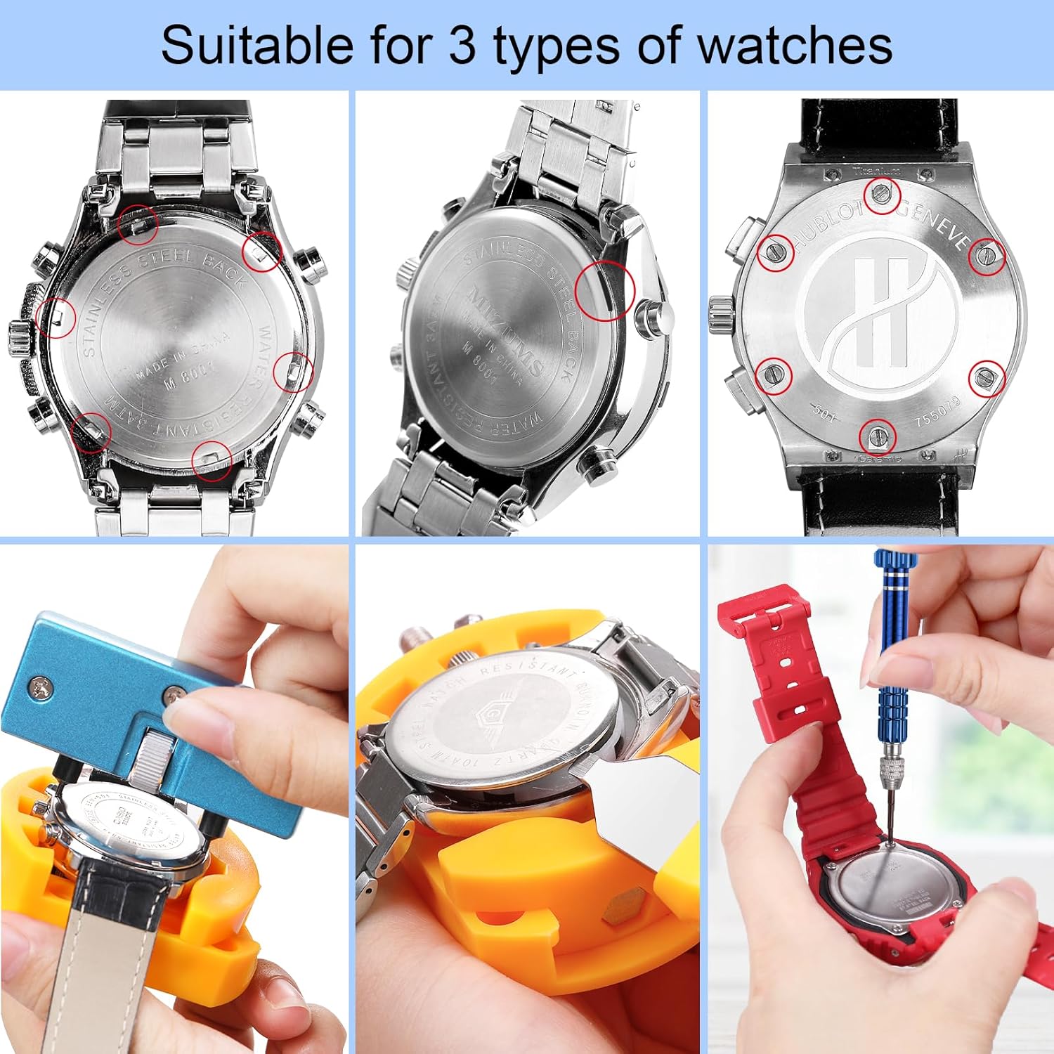 32 pcs Watch Battery Replaceme - Spring Bar Tool ulasan dan harga