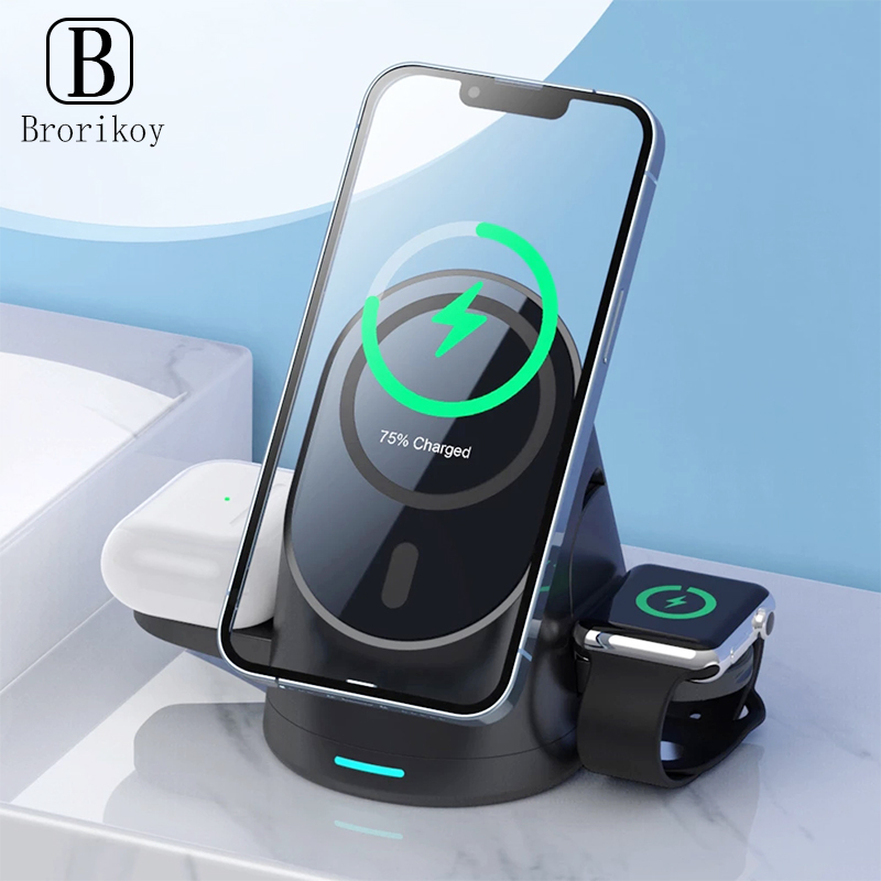 15W Magnetic Wireless Charger  - Watch Xs8 ulasan dan harga